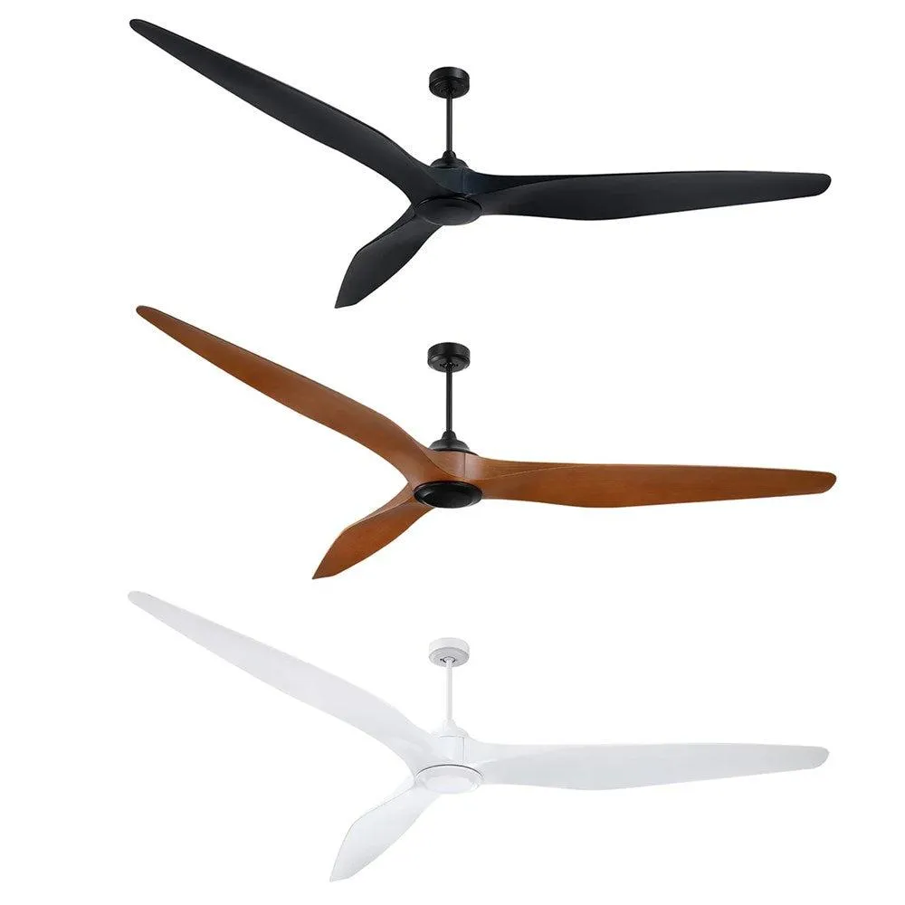 100" Century DC Ceiling Fan Kit Black, Dark Timber, White FC100253KIT Mercator Lighting