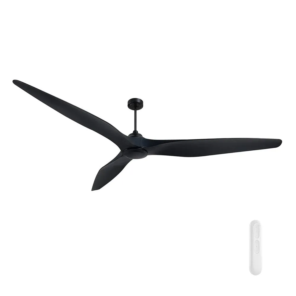 100" Century DC Ceiling Fan Kit Black, Dark Timber, White FC100253KIT Mercator Lighting