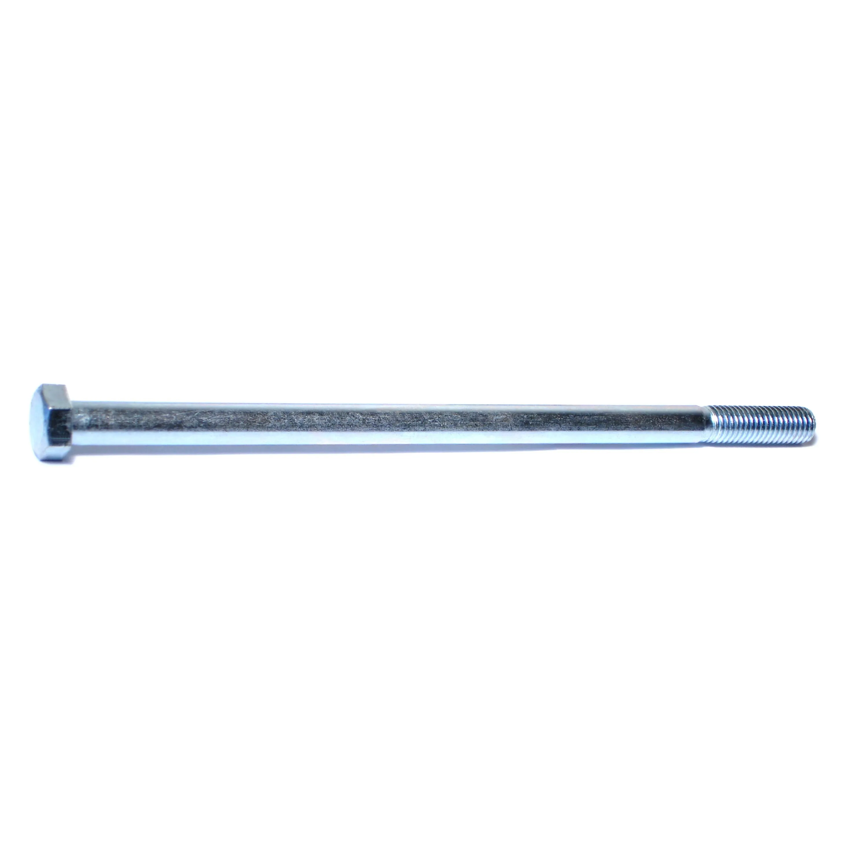 1/2"-13 x 10" Zinc Plated Grade 2 / A307 Hex Bolts (18 pcs)