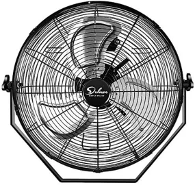 18 Inch Industrial Wall Mount Fan, 3 Speed Commercial Ventilation