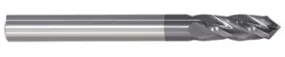 208-420437: 7/16in. Dia., 2-3/4in. Overall Length, 4-Flute, Carbide Drill Mill- SE, 90 deg, AlTiN, USA