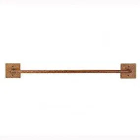 24‚Ä≥ Hand Hammered Copper Towel Bar