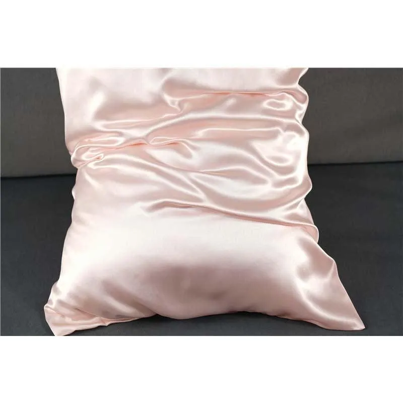 25 momme silk pillowcase - queen - envelope - Pink