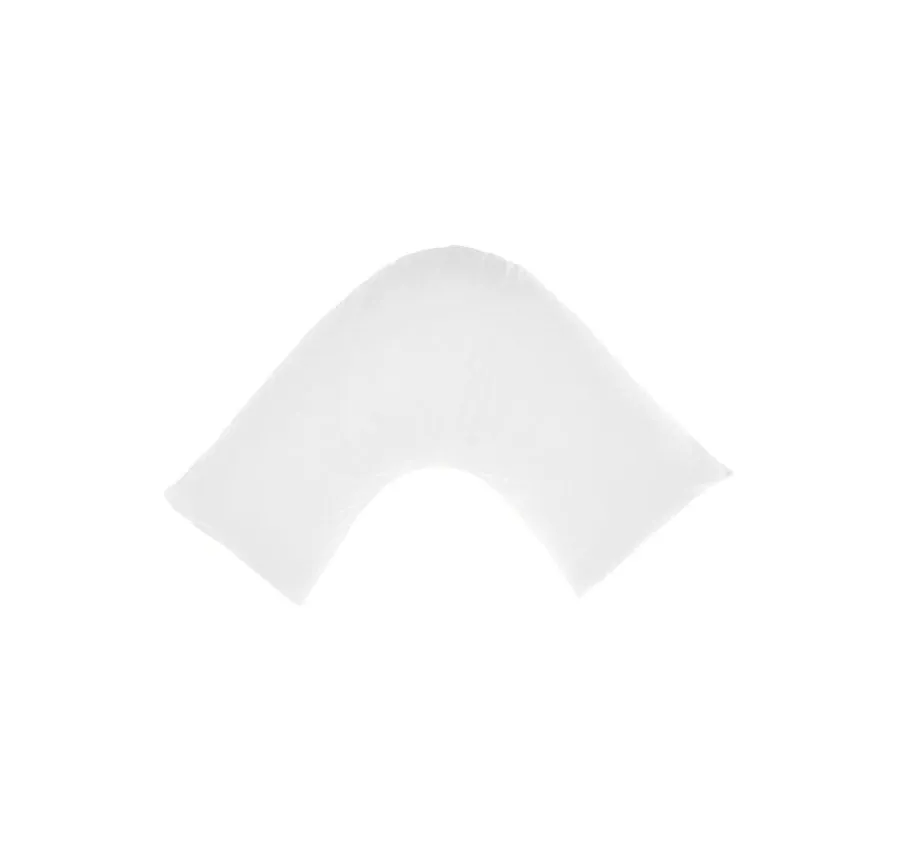 250THC Poly Cotton Percale V-Shape Pillowcase White