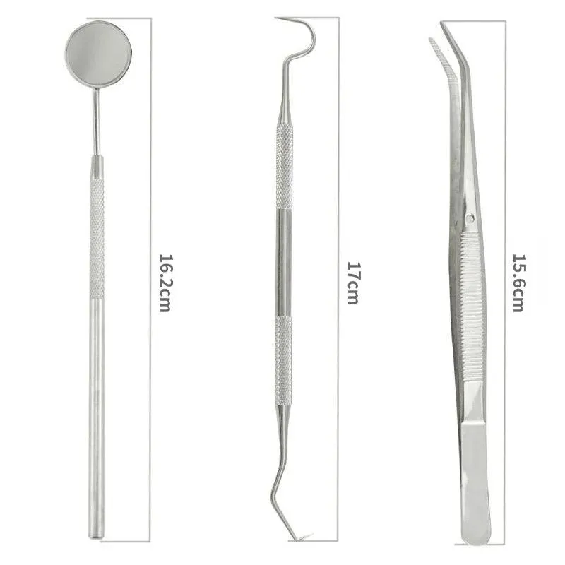 304 Stainless Steel Dental Tool Set: Ultimate kit for oral care & surgery!