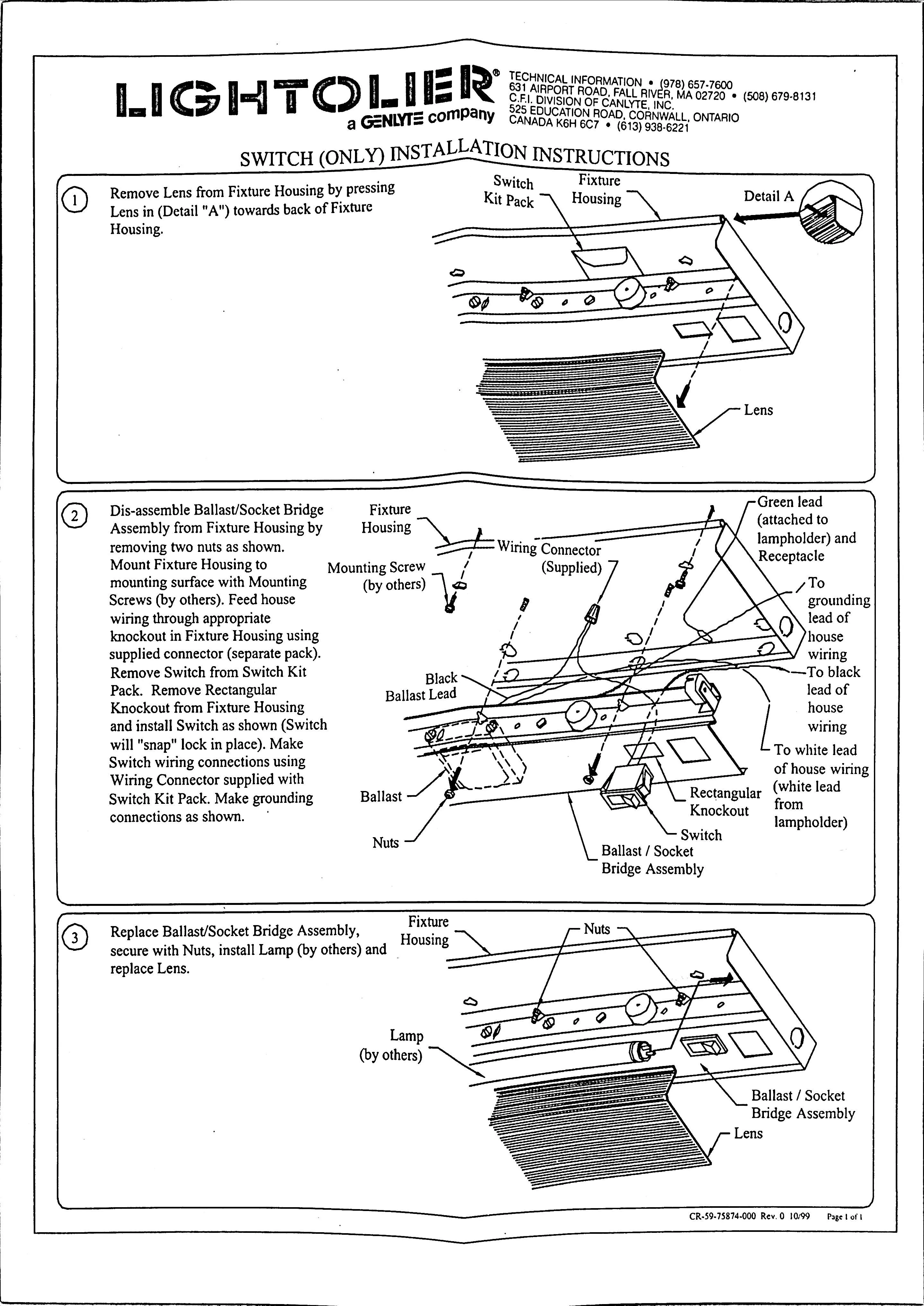 33-1/2 "  LIGHTOLIER UNDER SHELF LUMINAIRE TSL SERIES