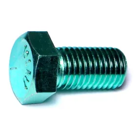 3/4"-10 x 1-1/2" Green Rinsed Zinc Grade 5 Hex Cap Screws (35 pcs.)