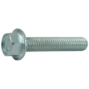 3/8"-16 x 2" Zinc Grade 5 Hex Washer Head Serrated Flange Bolts (5 pcs.)