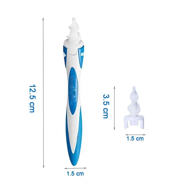 4656 Smart Swab Silicone Easy Earwax Removal with 16 Replacement Disposable Soft Tips / Ear Wax