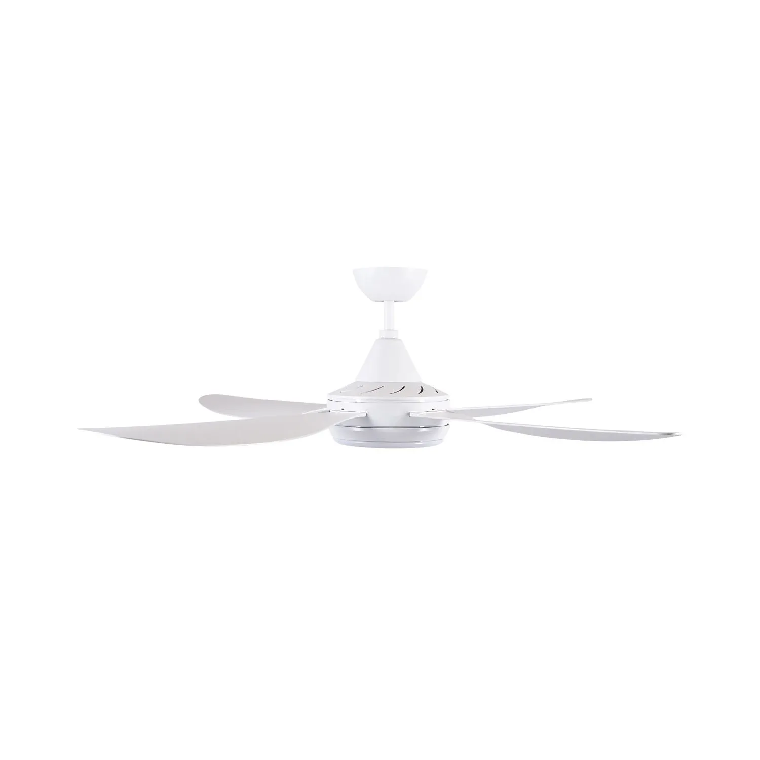 48" Vector DC Ceiling Fan White, Black with Light 22693/XX Brilliant Lighting