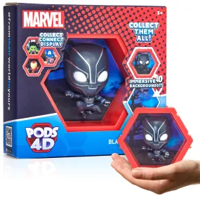 4d Marvel Black Panther Toy, Unique Connectable & Collectable Toy Figure, Wall