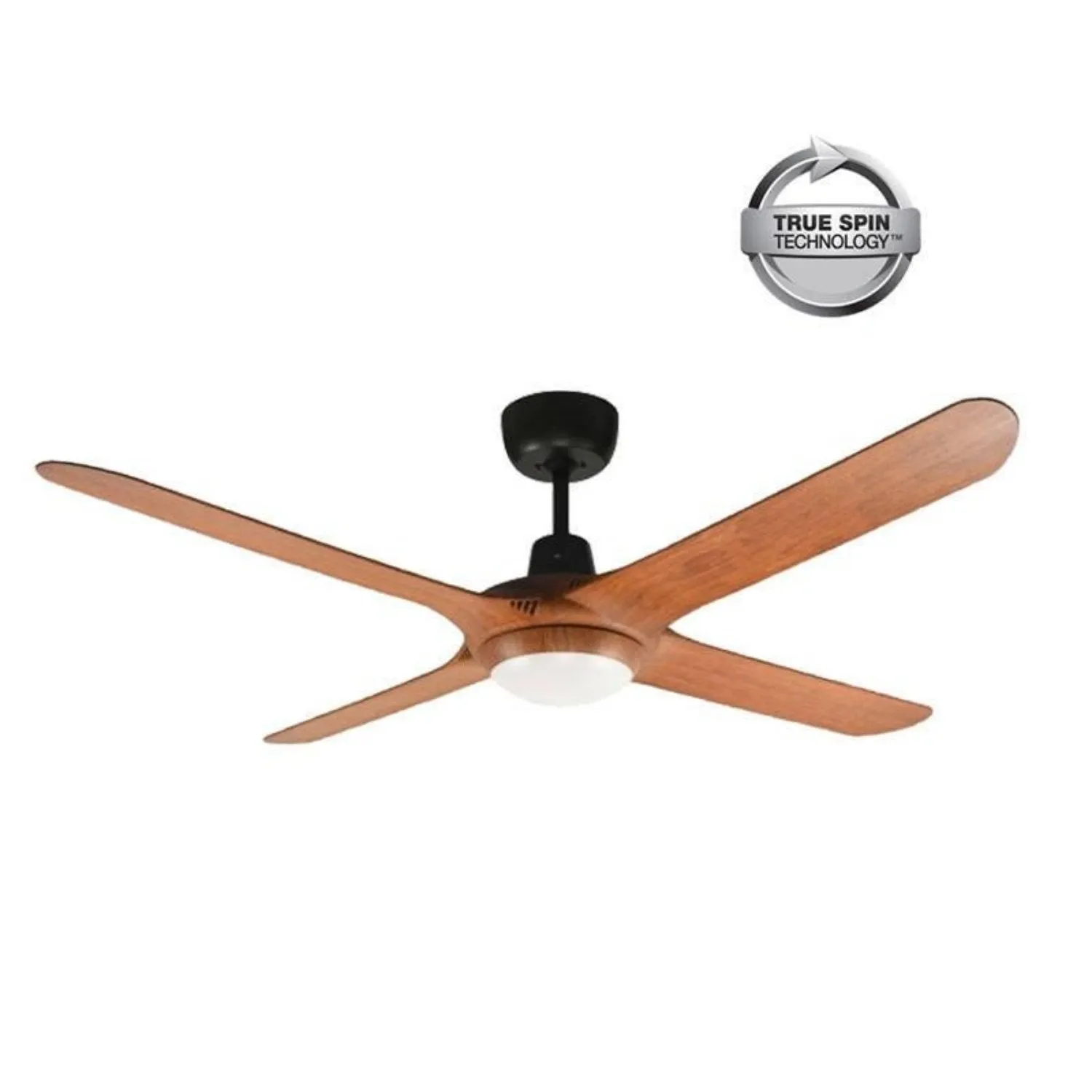 56" (1400mm) Spyda AC Ceiling Fan w/ 4 Blades and CCT LED Light Available in Different Colours