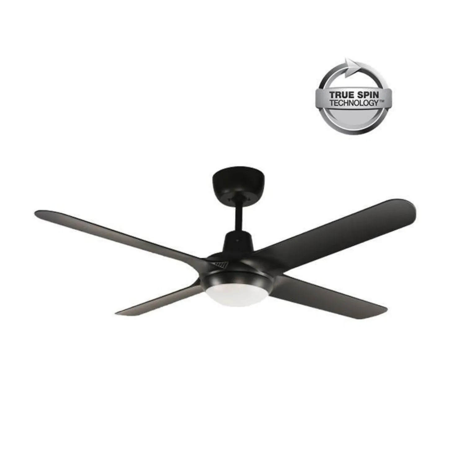 56" (1400mm) Spyda AC Ceiling Fan w/ 4 Blades and CCT LED Light Available in Different Colours