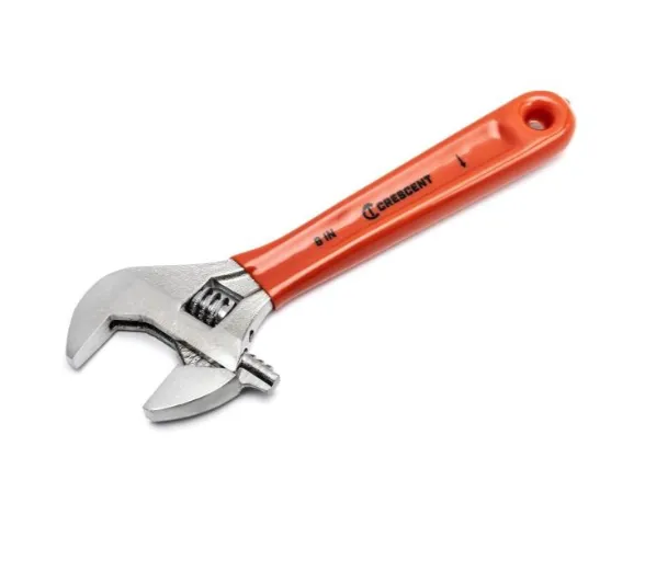 Adjustable Wrench- 6" Chrome w/ Cushioned Grip