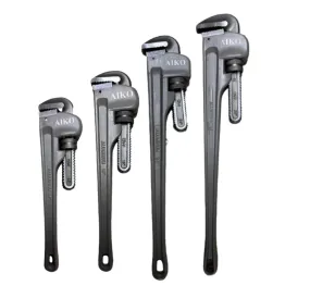 Aiko Aluminum Pipe Wrench CR-V Steel Jaw | Model : PWA-A