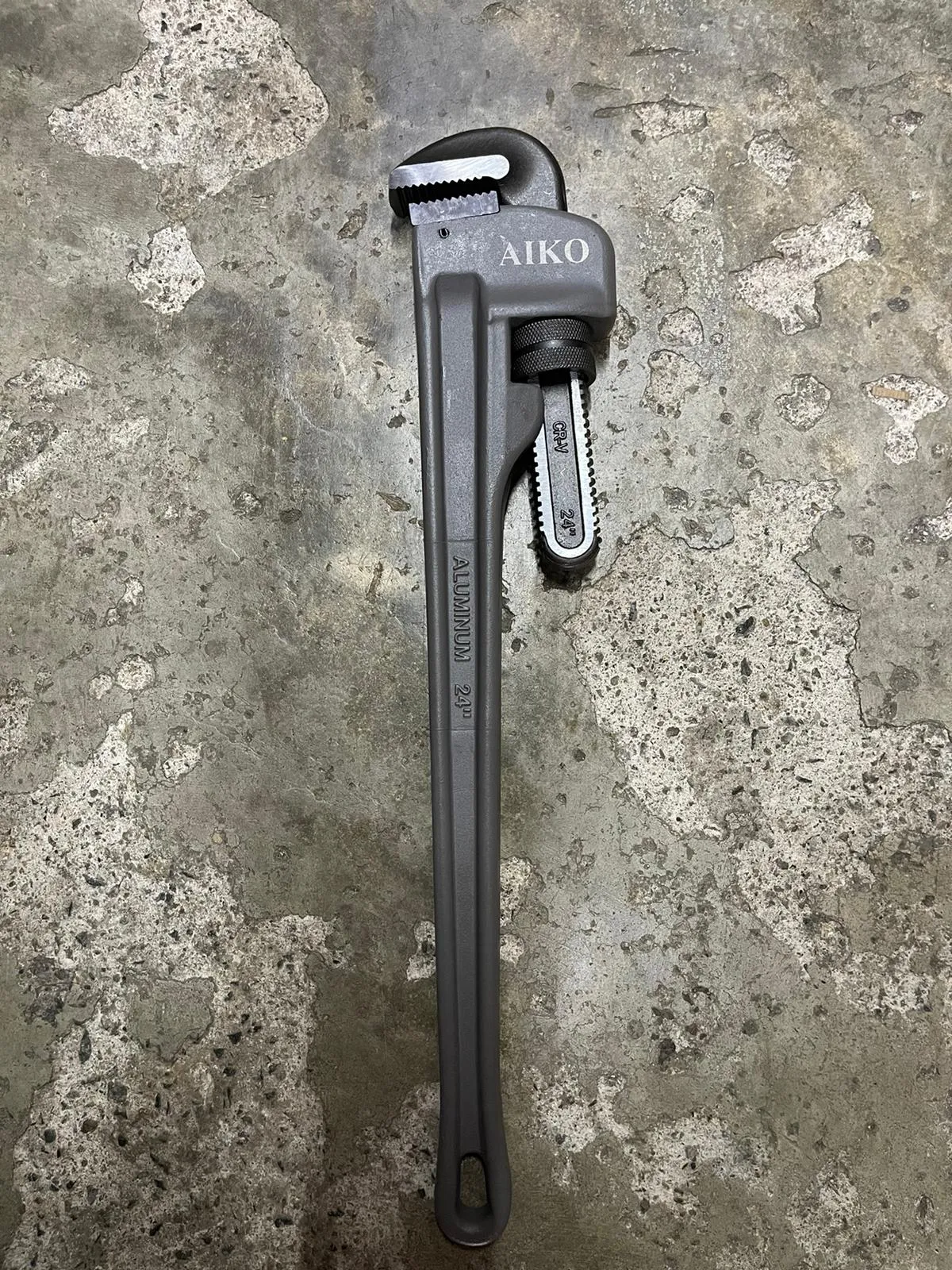 Aiko Aluminum Pipe Wrench CR-V Steel Jaw | Model : PWA-A