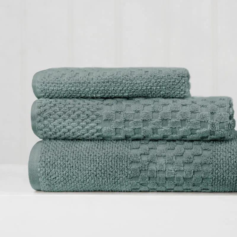 Algodon Portland 5 Piece Green Towel Pack