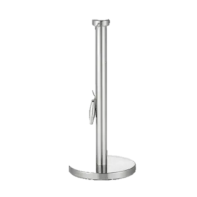 Alpine Industries Paper Towel Holder Silver Spring-Loaded Tension Loop, Accommodates Standard Size Paper Towel Roll up to 10.5"H