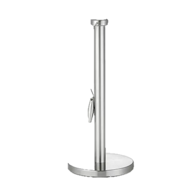 Alpine Industries Paper Towel Holder Silver Spring-Loaded Tension Loop, Accommodates Standard Size Paper Towel Roll up to 10.5"H