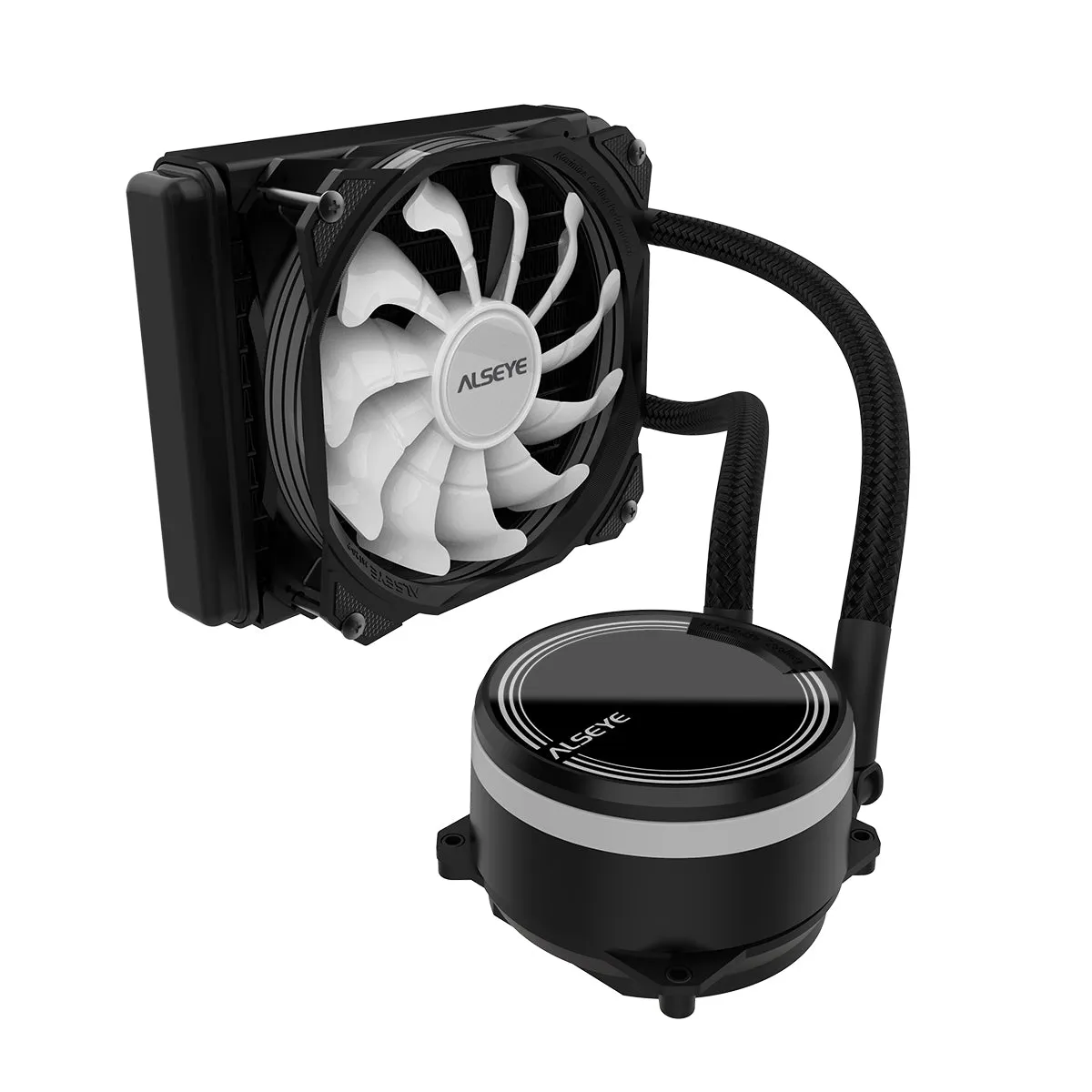 Alseye M120 Max Series Liquid Cooler with RGB Lighting for Intel and AMD Processors