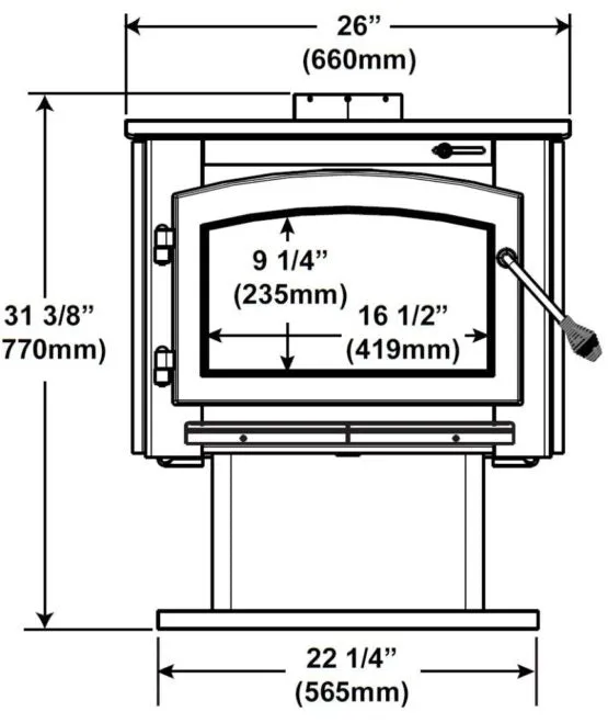 Ambiance Outlander 15 Wood Stove