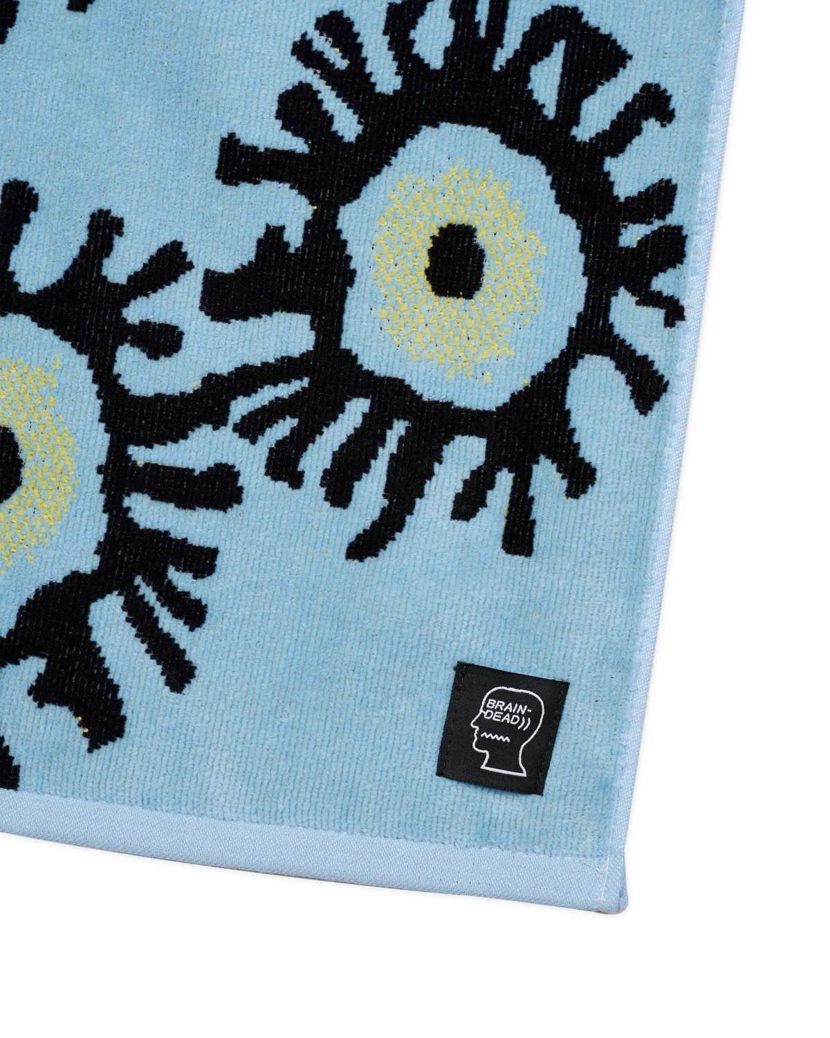 Amoeba Bath Towel - Light Blue