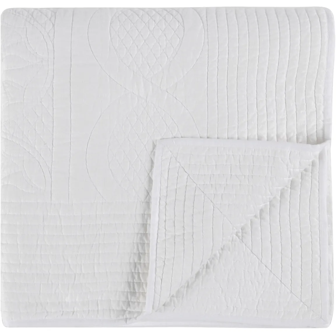 Anessa White Quilt Set