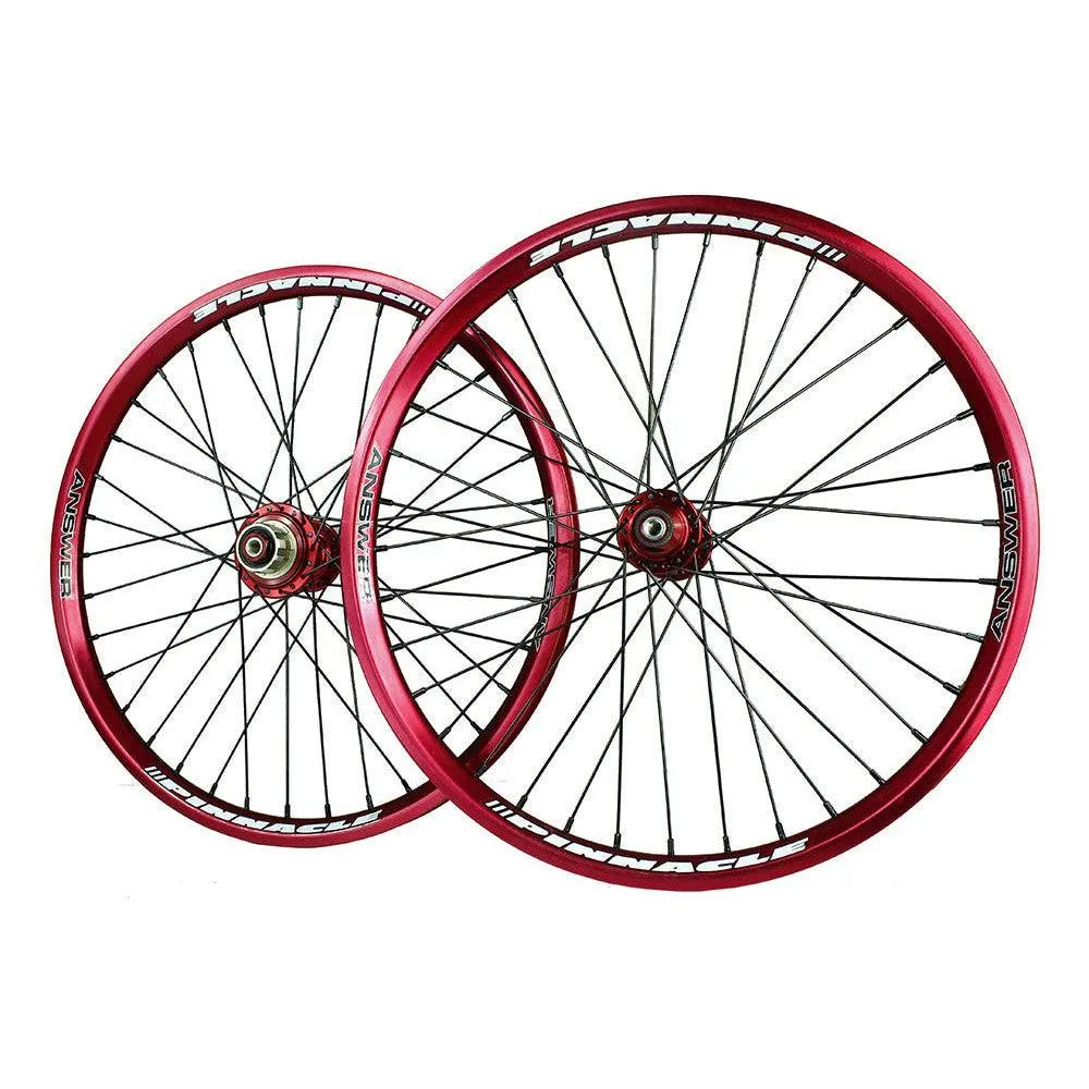 Answer 24 x 1.75 Pinnacle Pro Wheel Set "