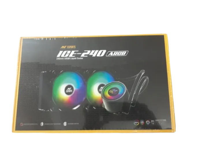 ANT ESPORTS DESKTOP LIQUID CPU FAN (ICE 240 ARGB) FOR INTEL|AMD