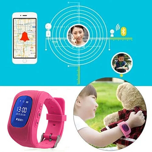 Anti Lost Kids Smart Watch Children GPS Tracker SOS Monitor Position Phone