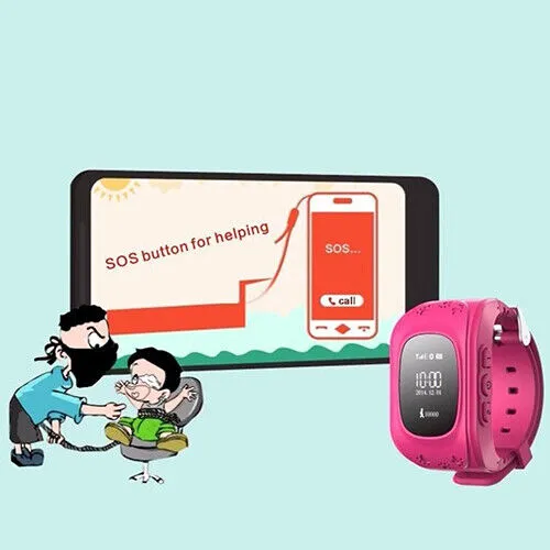 Anti Lost Kids Smart Watch Children GPS Tracker SOS Monitor Position Phone