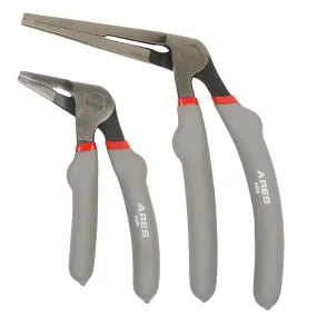 ARES 51018 - 2-Piece Angled Head Needle Nose Kiwi Pliers Set