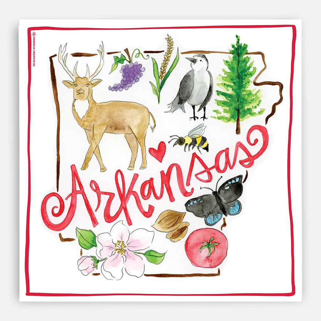 Arkansas Favorites Kitchen Towel