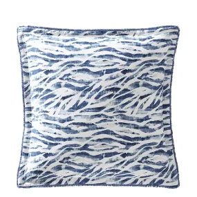 Atherton Blue European Pillowcase by Logan and Mason