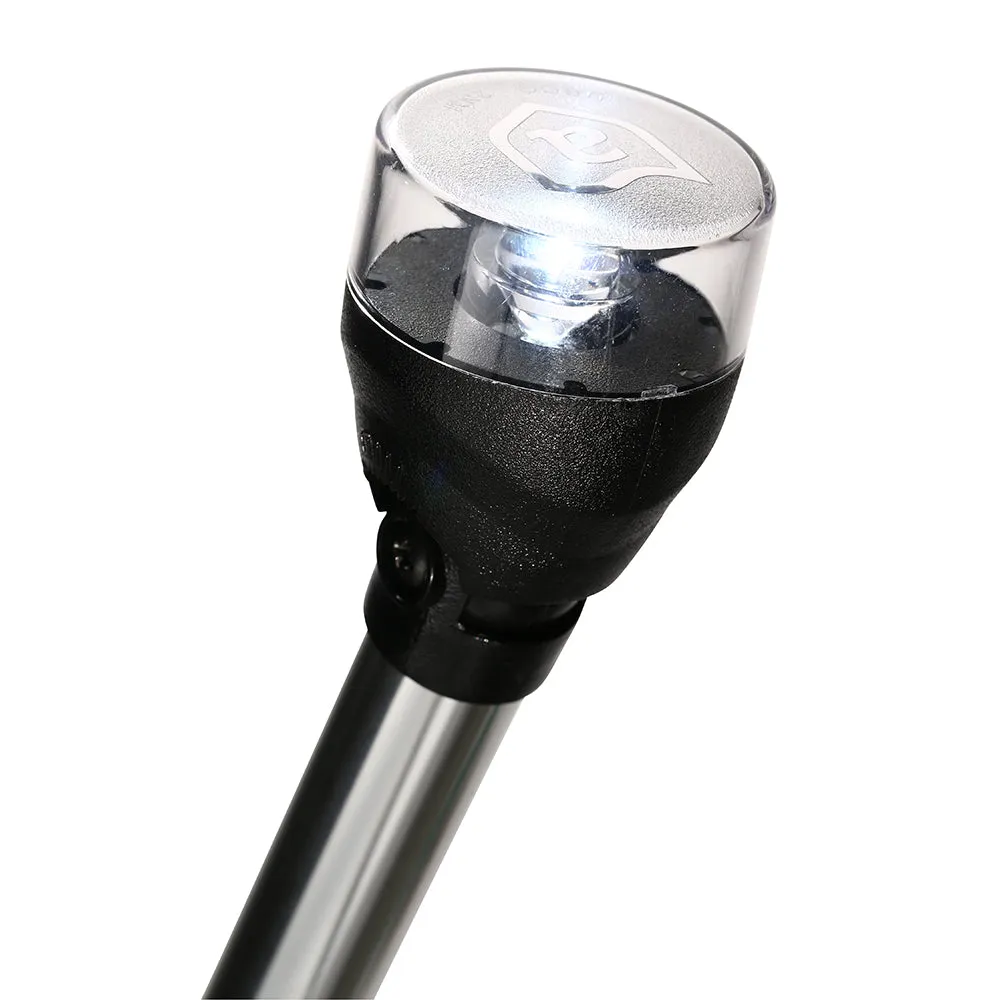 Attwood LED Articulating All Around Light - 48" Pole [5530-48A7]