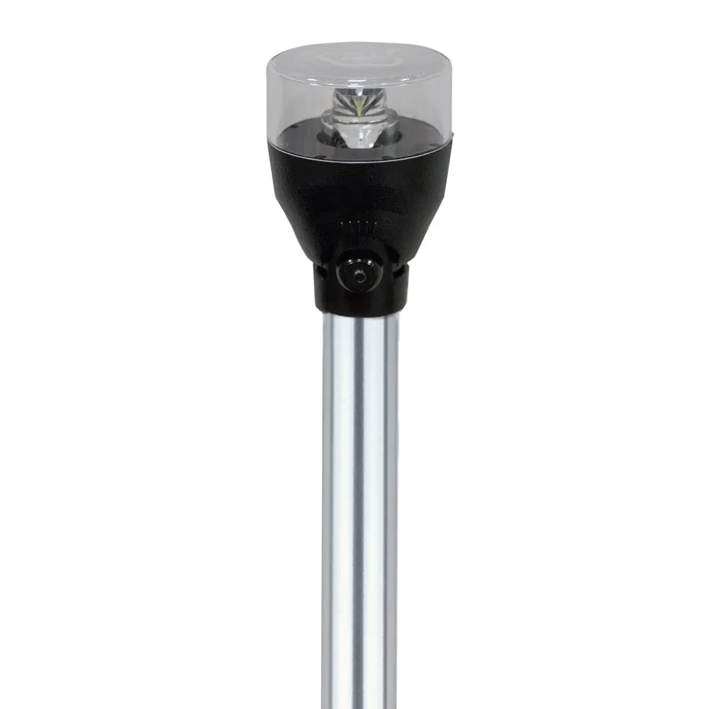 Attwood LED Articulating All Around Light - 48" Pole [5530-48A7]