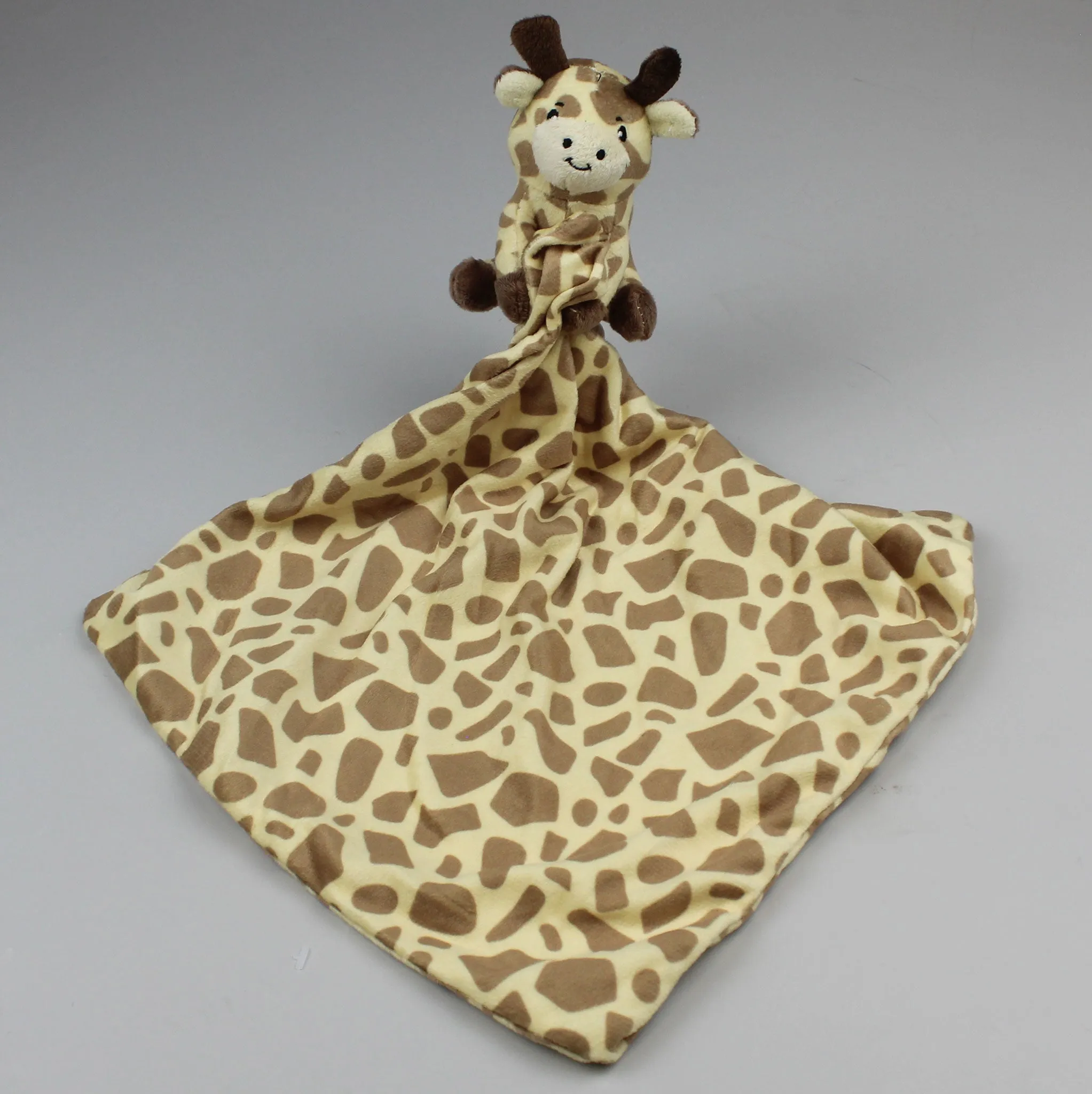 Baby Comforter - Giraffe print with Giraffe