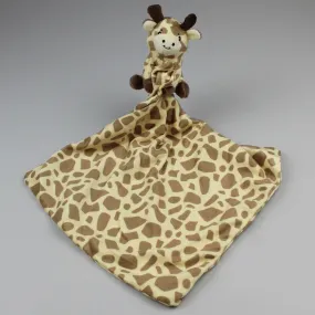 Baby Comforter - Giraffe print with Giraffe