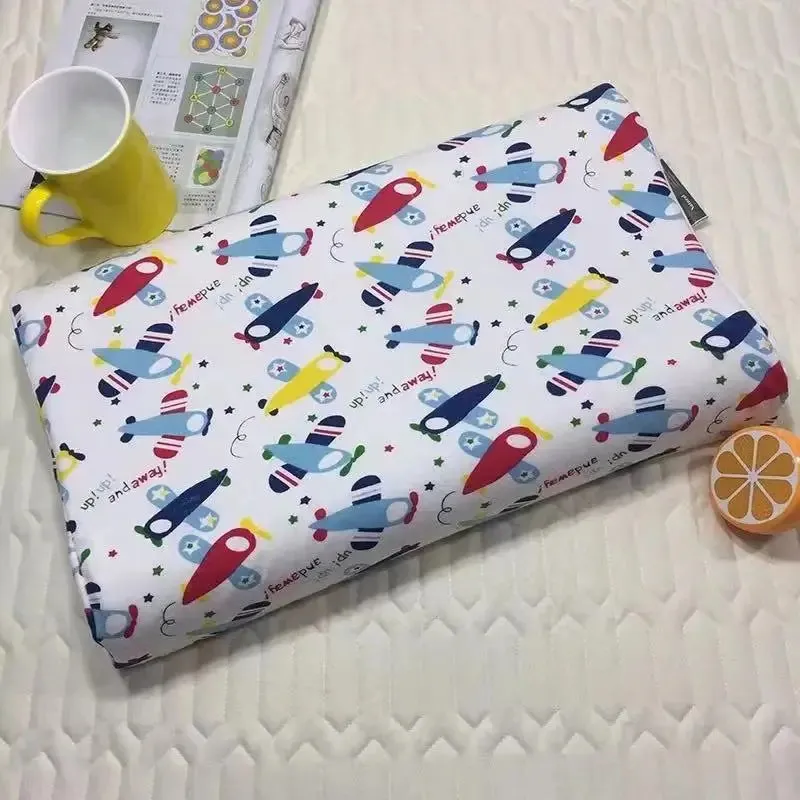 Baby Pillow Newborn Natural Latex Bedding Children Protection Cushion with Pillowcase Sleeping Orthopedic Pillows