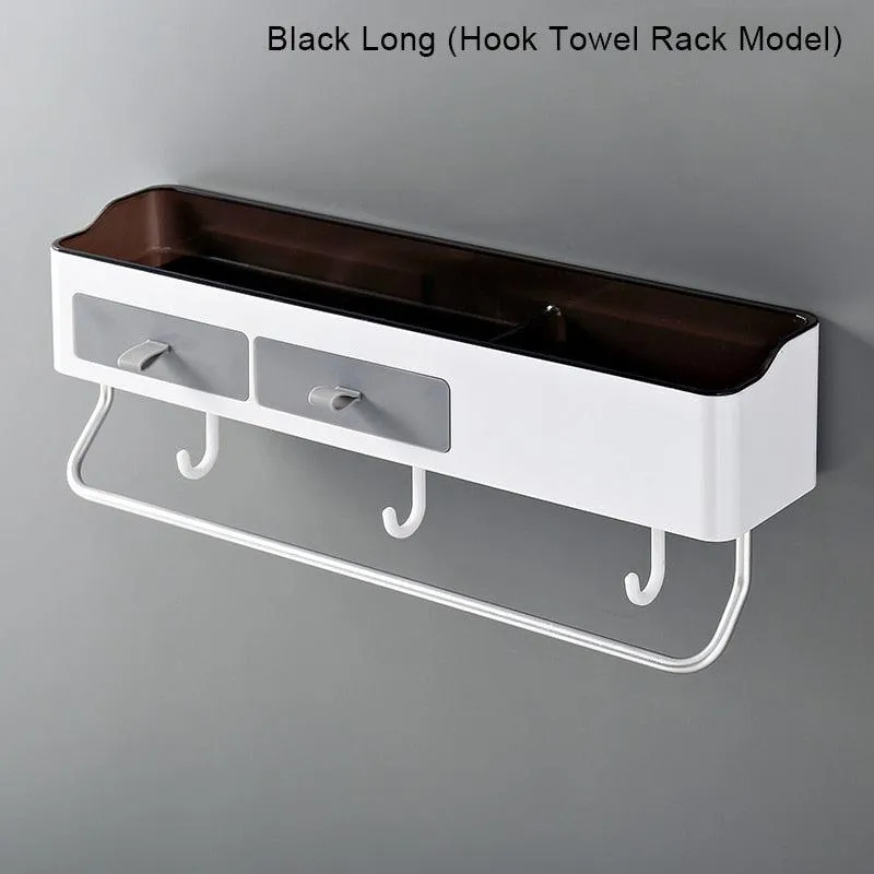 Bathroom Organizer With Towel Holder