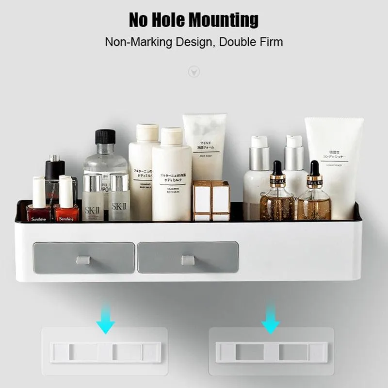 Bathroom Organizer With Towel Holder