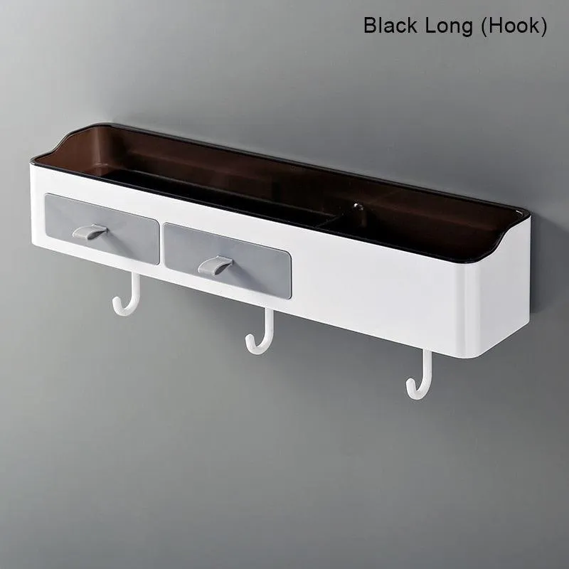 Bathroom Organizer With Towel Holder