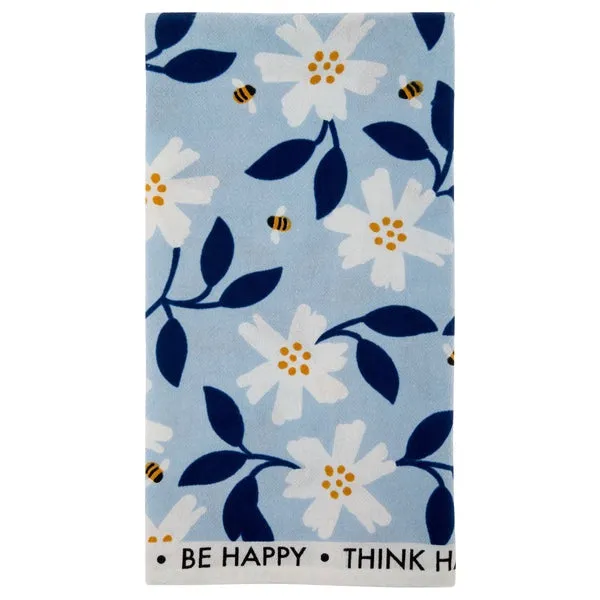 Be Happy Shelly Tea Towel