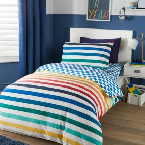 Beckett Stripe Duvet Cover Set by Bedlam in Multi