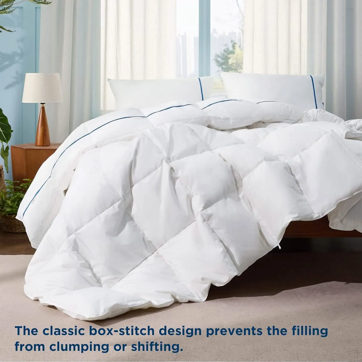 Bedsure Goose Feather Down Comforter