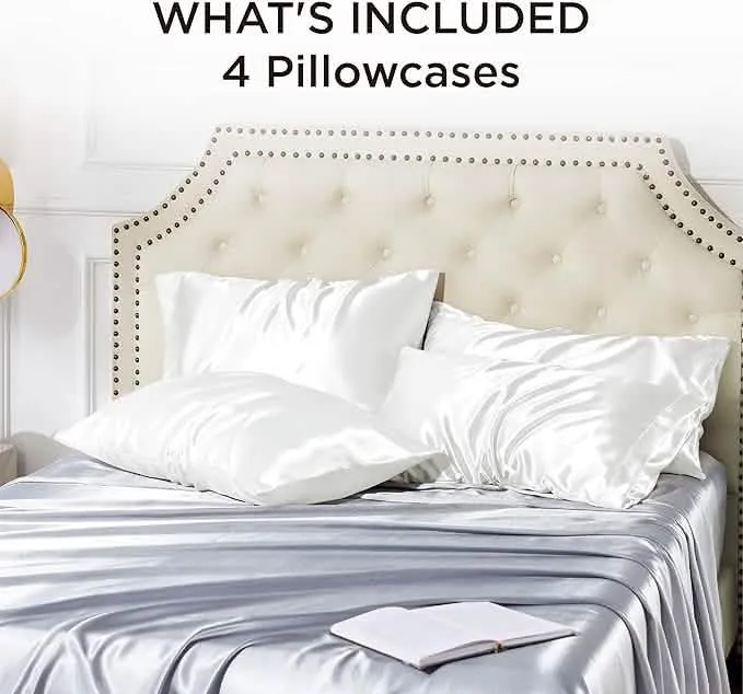 Bedsure Satin Pillowcases