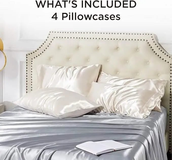 Bedsure Satin Pillowcases