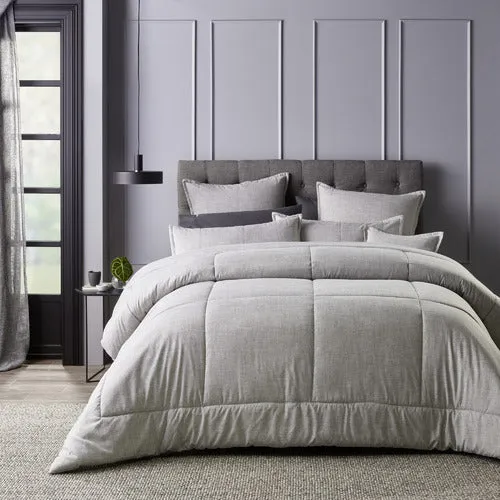 Bianca Bedding 6 Piece Grey Maynard Comforter Set