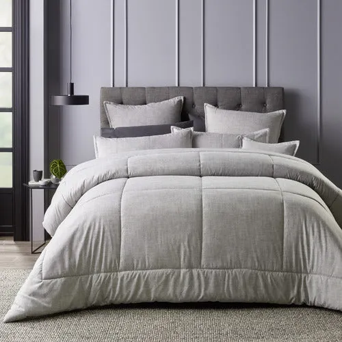 Bianca Bedding 6 Piece Grey Maynard Comforter Set