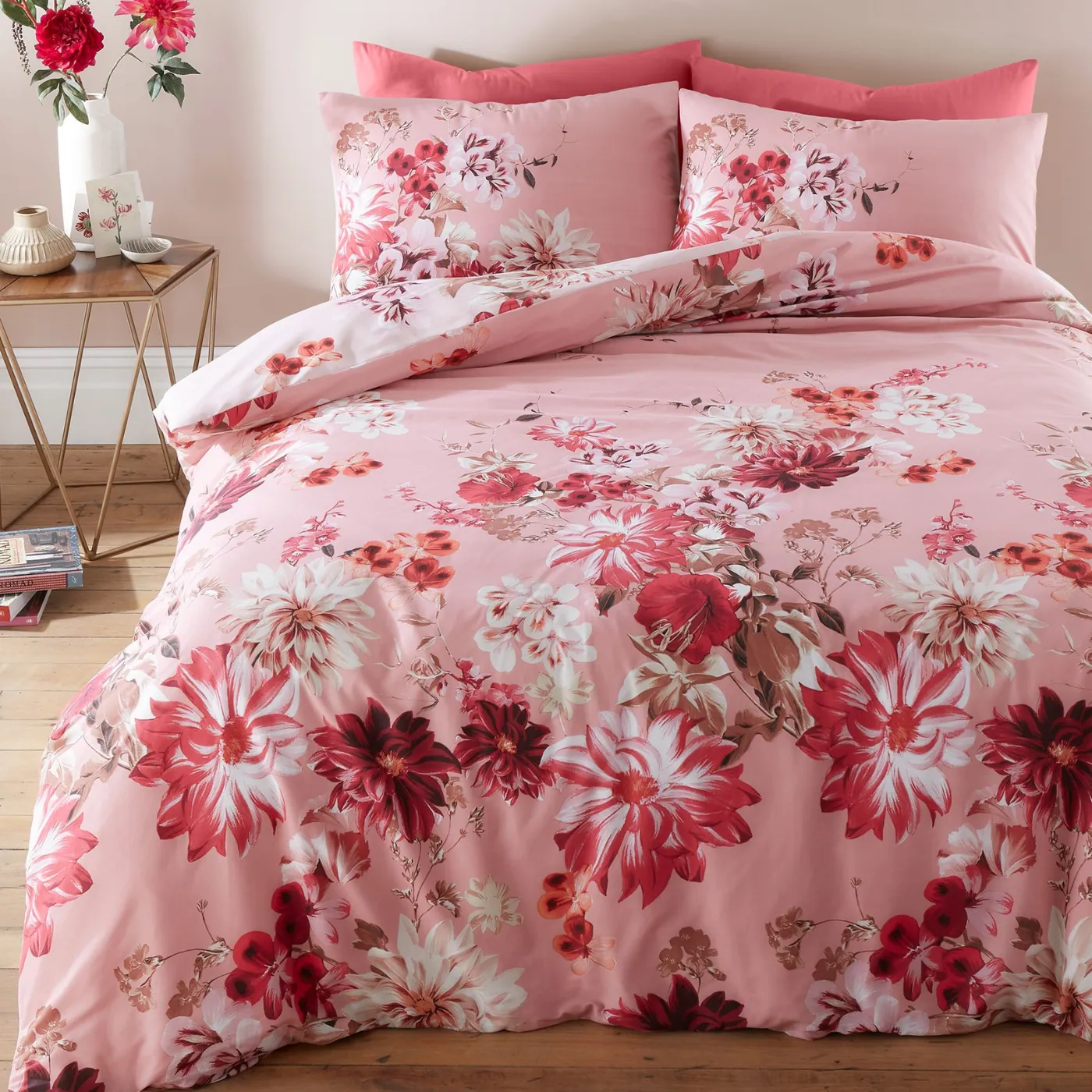 Bianca Briony Floral Garden Duvet Set | Pink